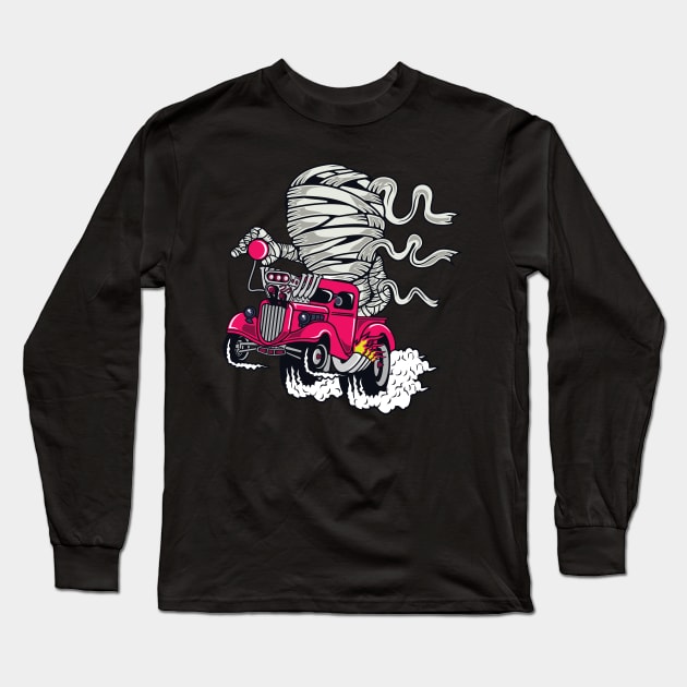 Mummy on the run Long Sleeve T-Shirt by ReignGFX